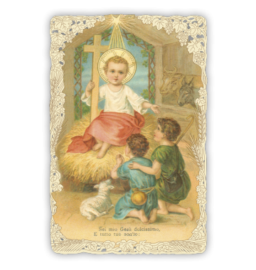 Gesù Bambino e i pastori